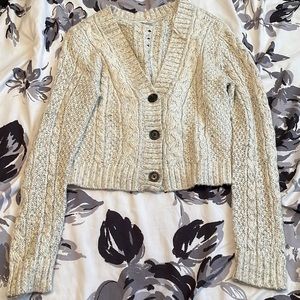 Small American eagle cardigan, yarn material,